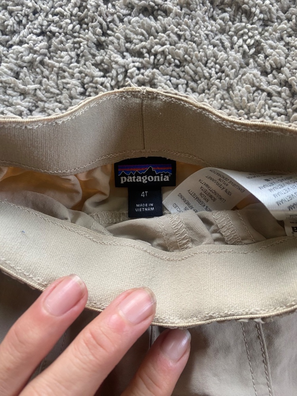 Patagonia Baby Baggies Pants 4T - Picture 2 of 7